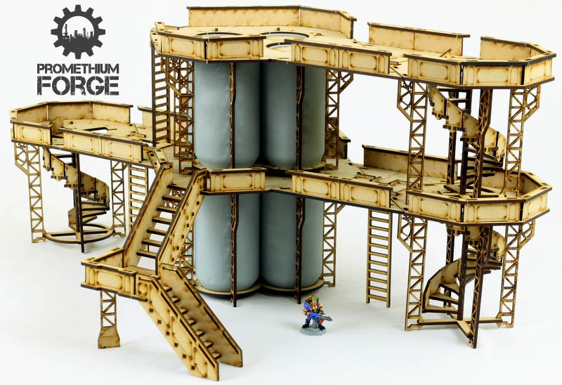 Promethium Forge: Spiral Stairs Tower Kit