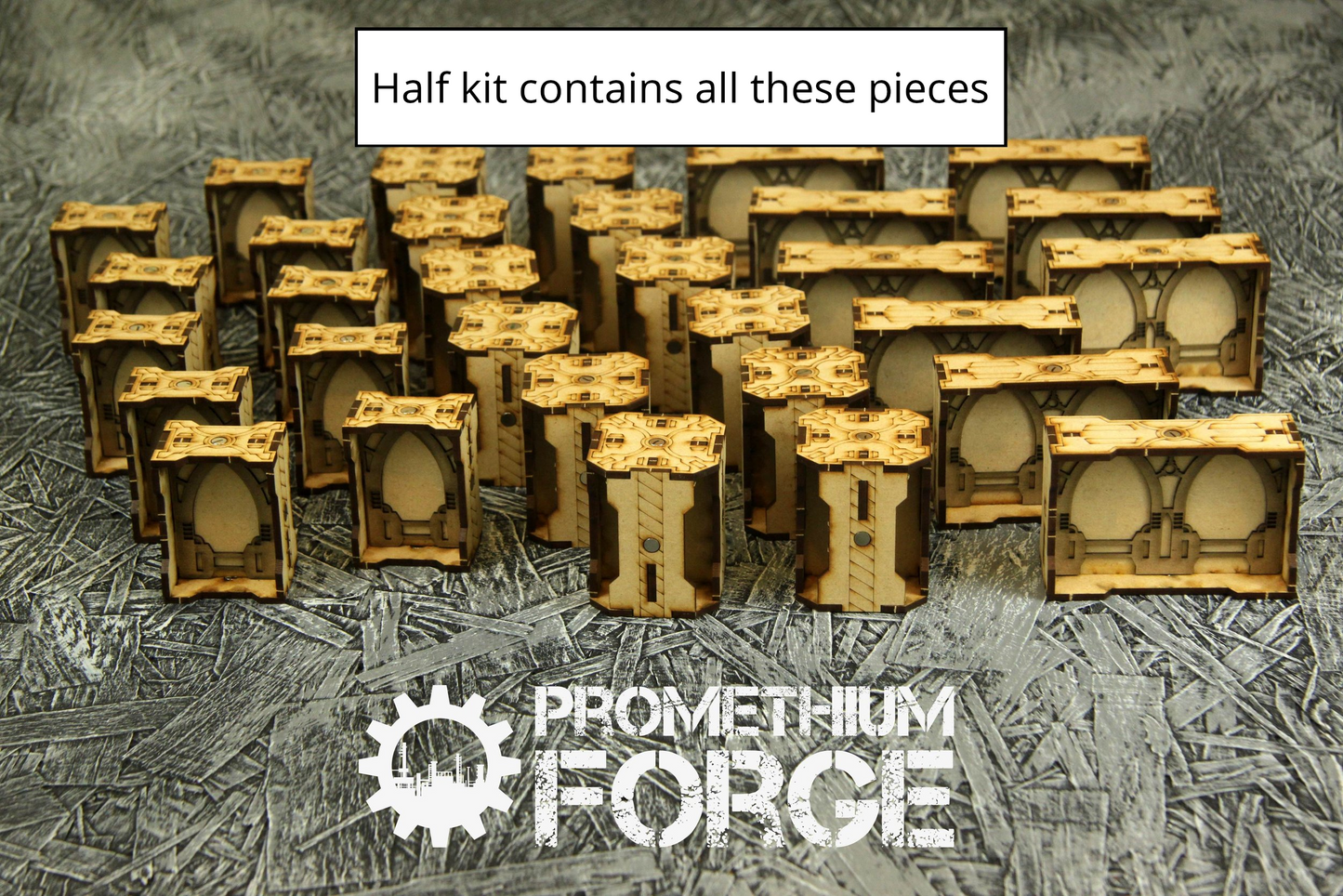Promethium Forge: Sector Magneticus Walls Half Kit