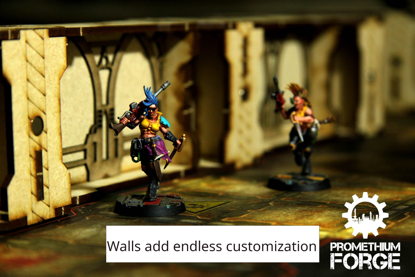 Promethium Forge: Sector Magneticus Walls Half Kit