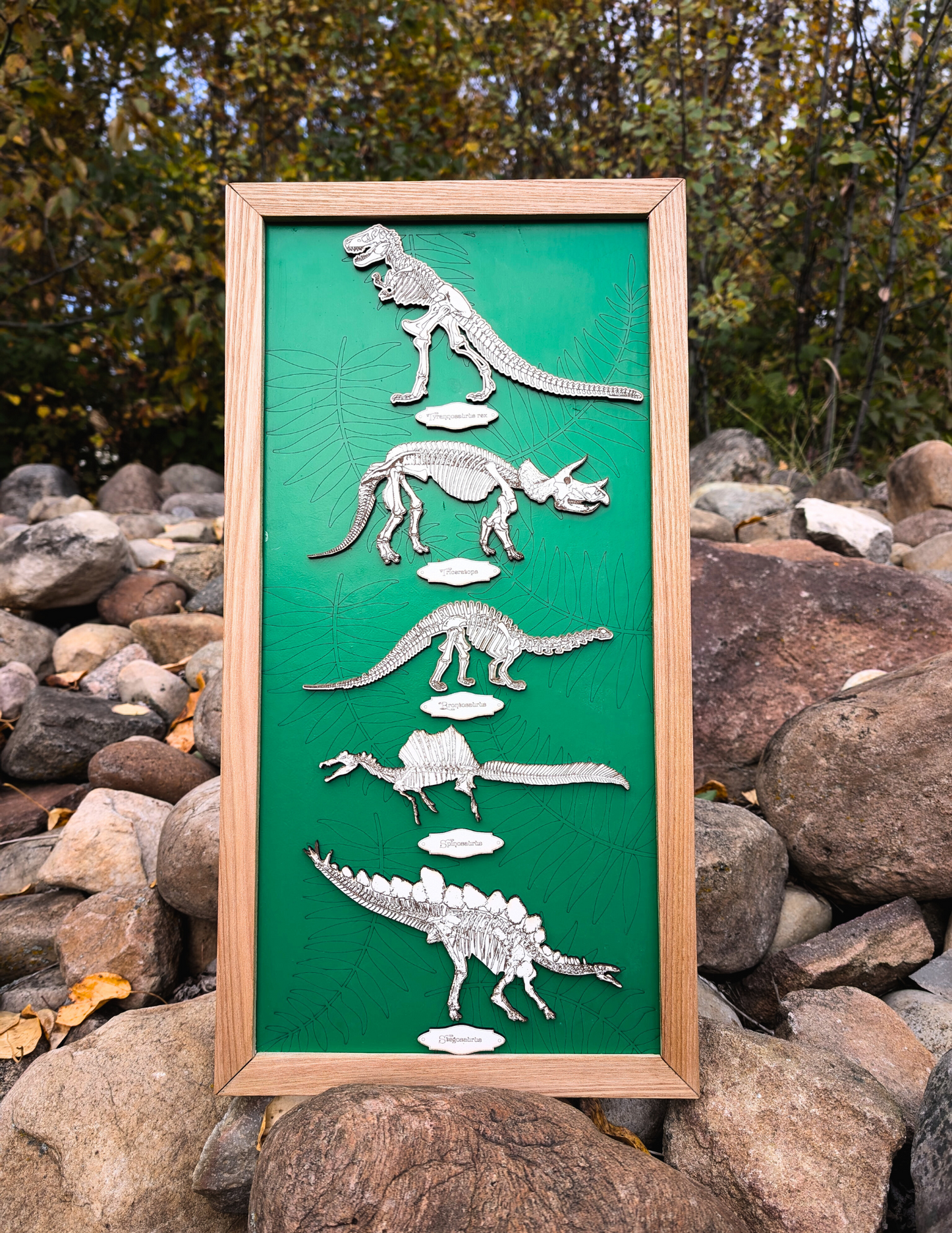 Dinosaur Fossils Sign