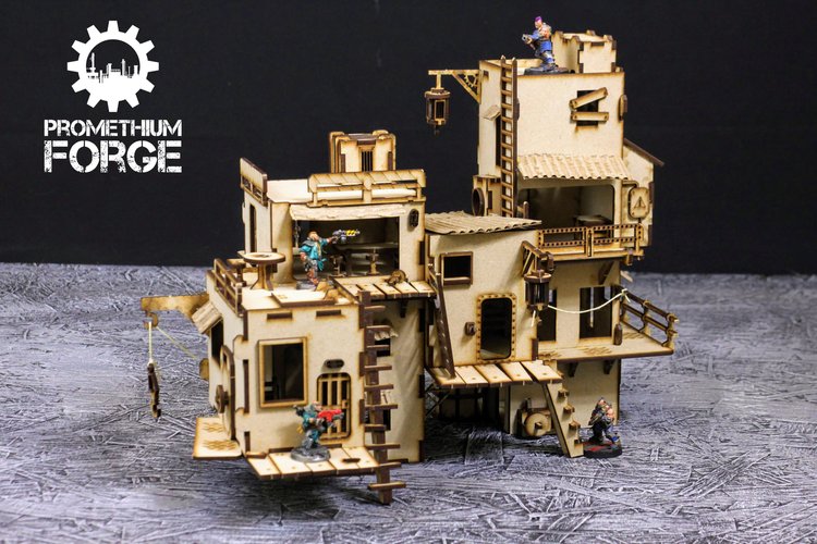 Promethium Forge: Shanty Town terrain set