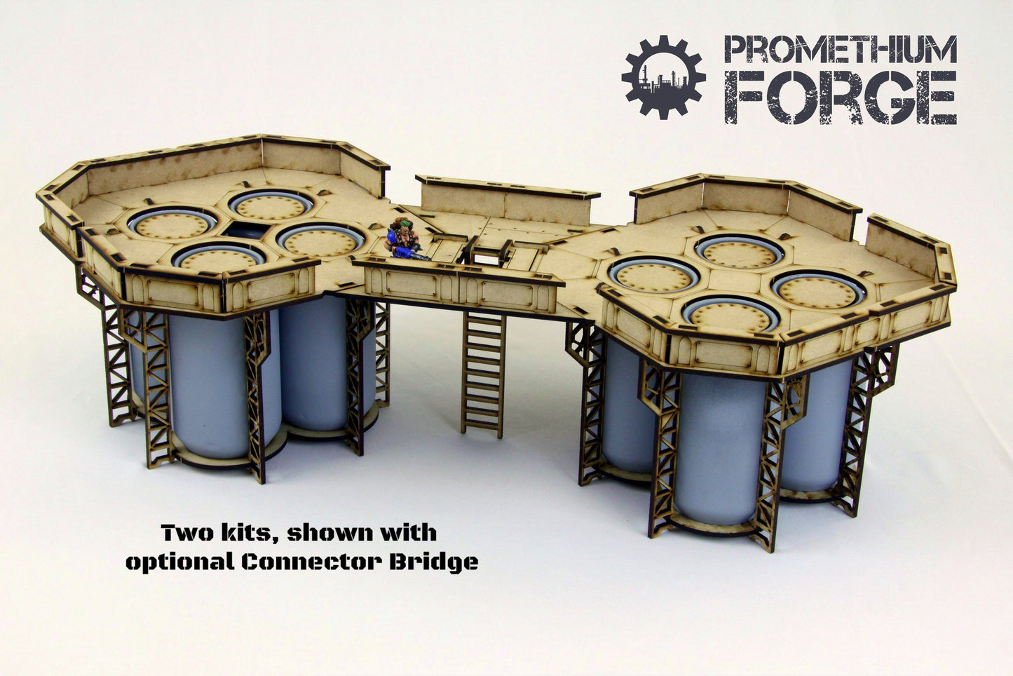 Promethium Forge: Quad Can Tower terrain kit