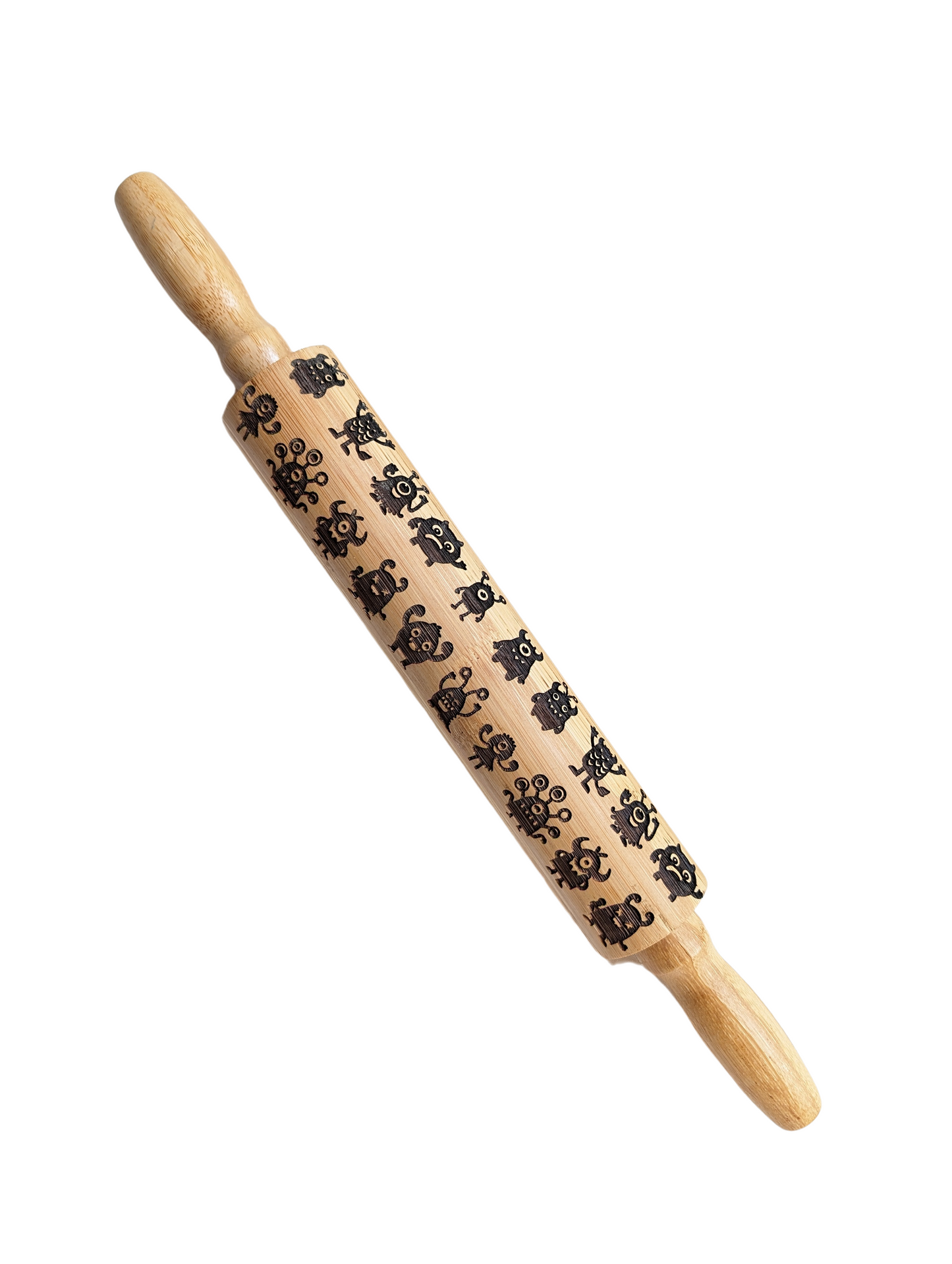 Embossed Wooden Rolling Pin