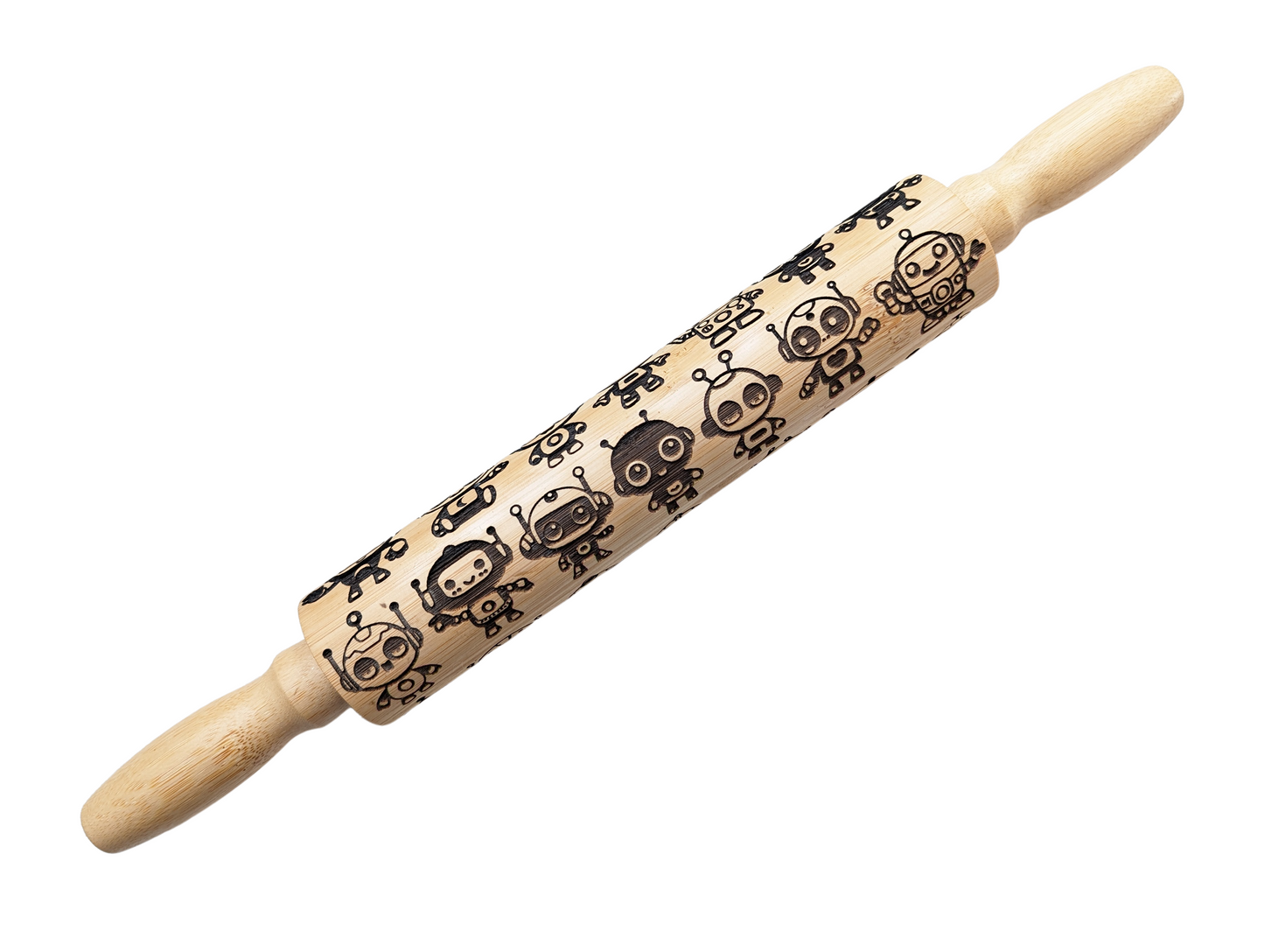 Embossed Wooden Rolling Pin