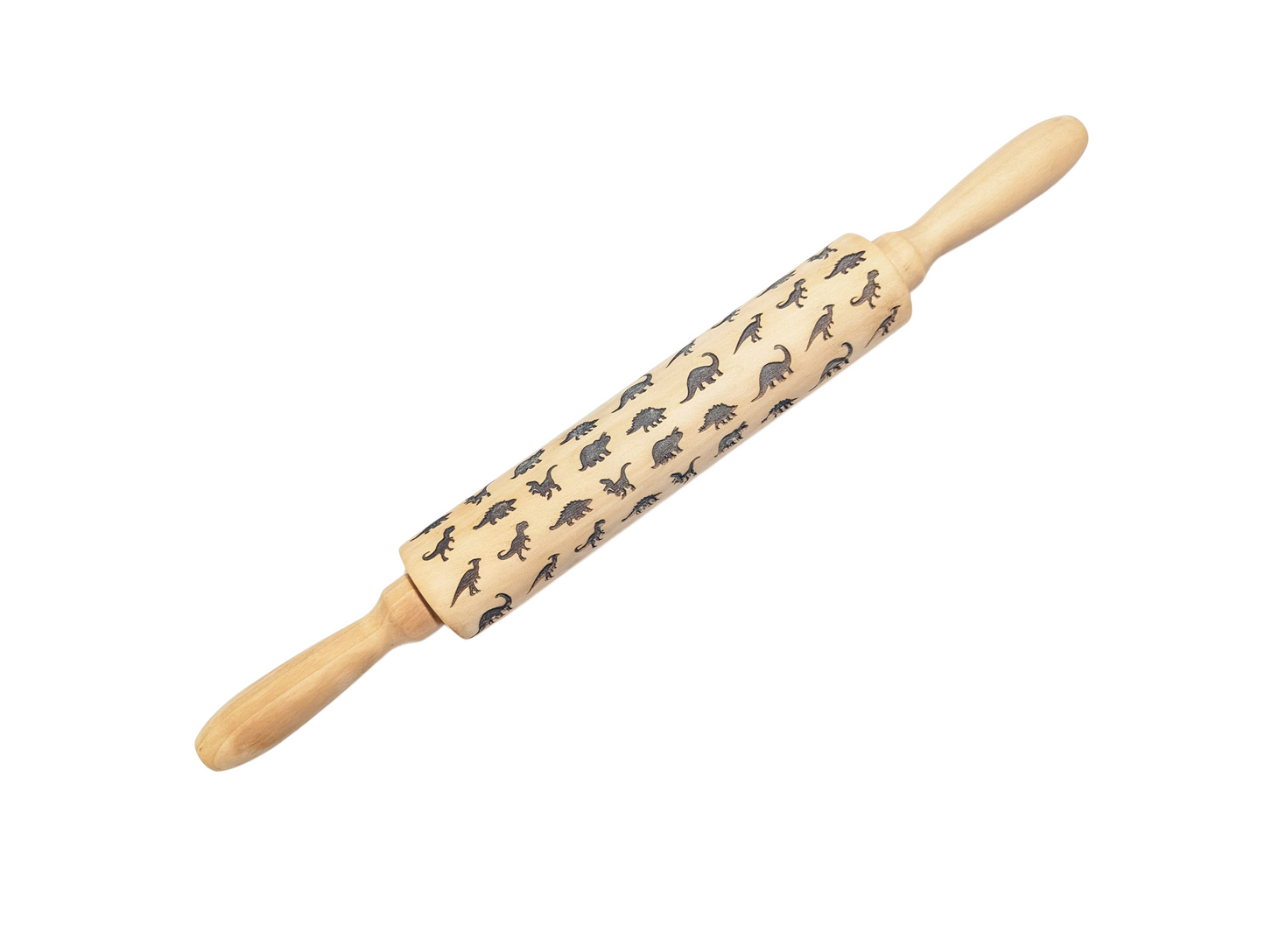 Embossed Wooden Rolling Pin