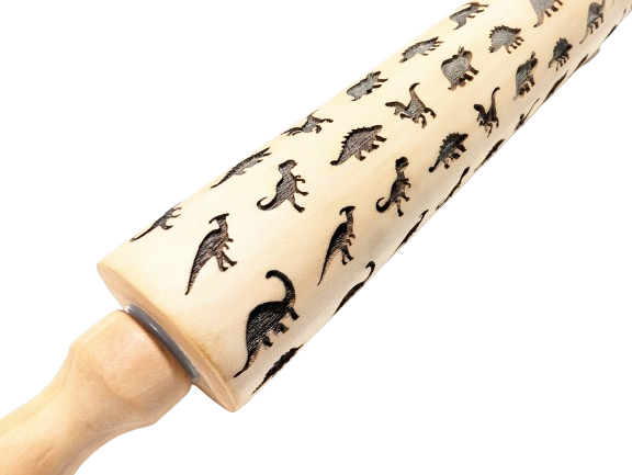 Embossed Wooden Rolling Pin