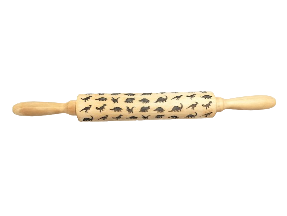 Embossed Wooden Rolling Pin