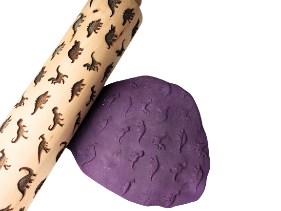 Embossed Wooden Rolling Pin