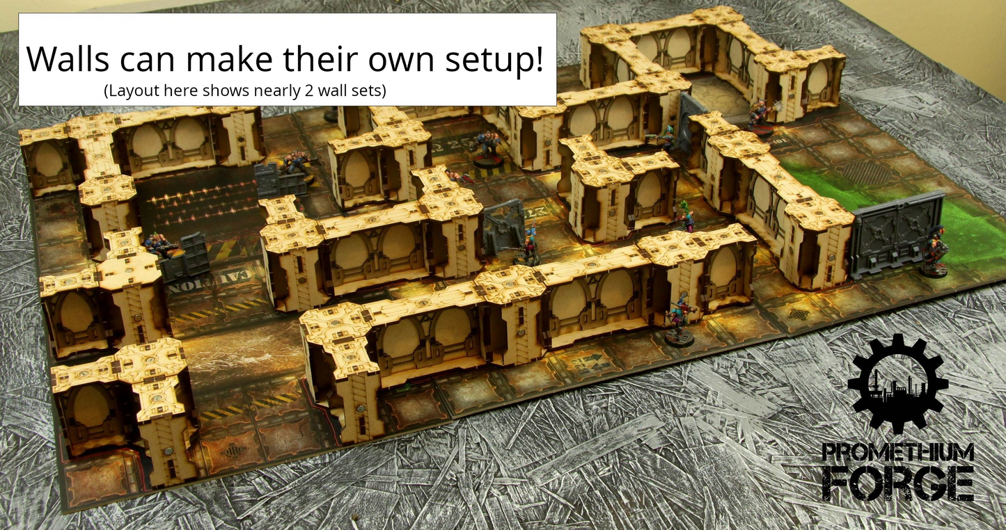Promethium Forge: Sector Magneticus Walls Half Kit